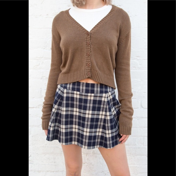 Brandy Melville brown billie cardigan sweater - Picture 1 of 6